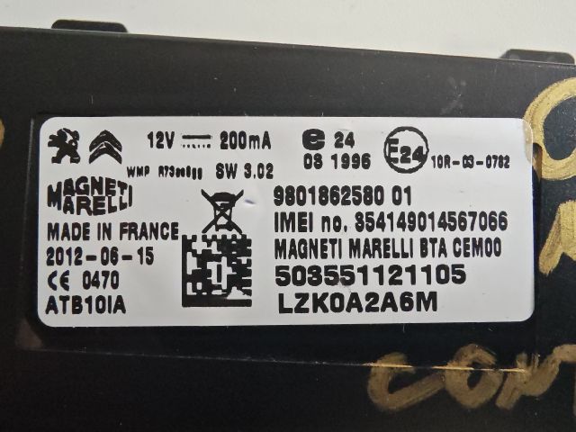 bontott PEUGEOT 508 GPS Elektronika