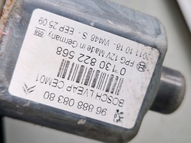 bontott PEUGEOT 508 Jobb hátsó Ablakemelő Motor