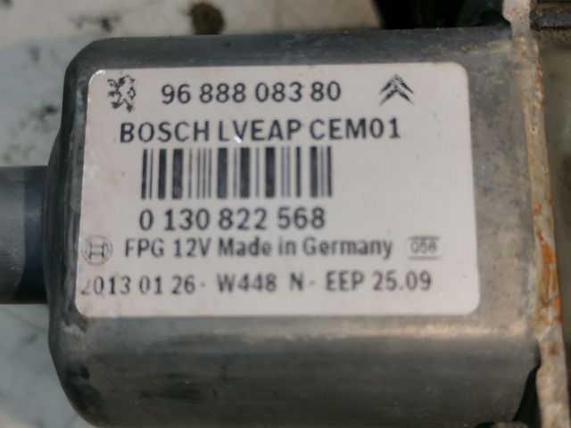 bontott PEUGEOT 508 Jobb hátsó Ablakemelő Szerkezet (Elektromos)