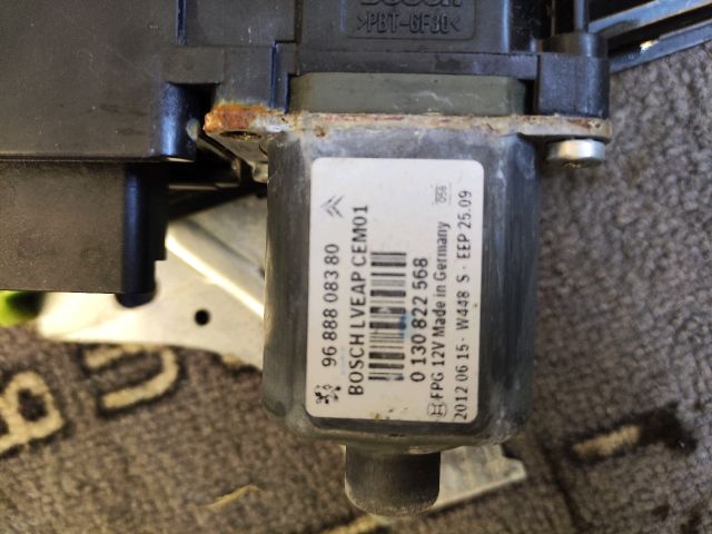 bontott PEUGEOT 508 Jobb hátsó Ablakemelő Szerkezet (Elektromos)