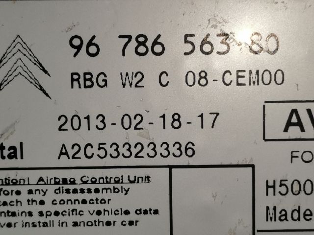 bontott PEUGEOT 508 Légzsák Elektronika