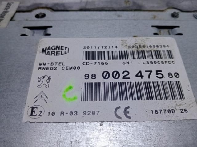 bontott PEUGEOT 508 Navigációs Fejegység