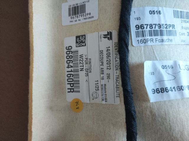 bontott PEUGEOT 508 Tetőkárpit