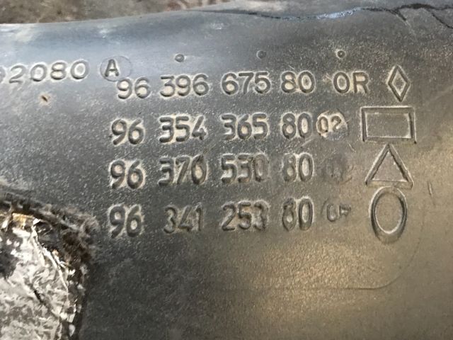 bontott PEUGEOT 607 Turbócső