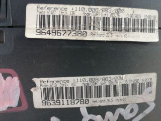 bontott PEUGEOT 607 Kilométeróra