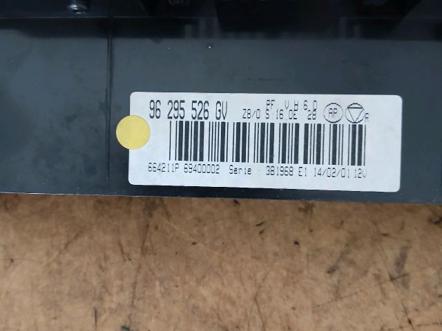 bontott PEUGEOT 607 Fűtéskapcsoló (digit klímás)