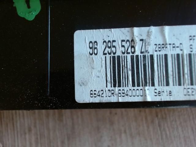 bontott PEUGEOT 607 Fűtéskapcsoló