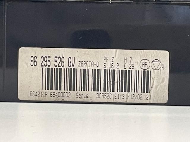 bontott PEUGEOT 607 Fűtéskapcsoló