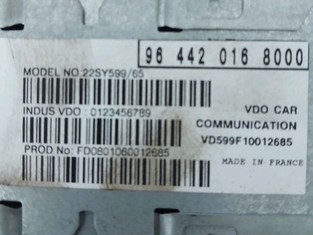 bontott PEUGEOT 607 Navigáció Elektronika