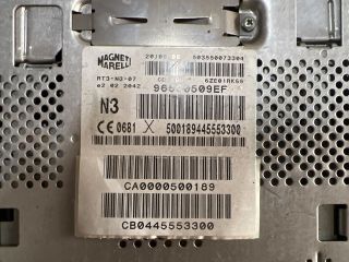 bontott PEUGEOT 607 Navigációs Fejegység