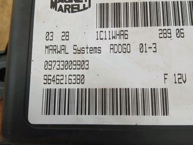 bontott PEUGEOT 607 Üzemanyag Befecskendező Vezérlő