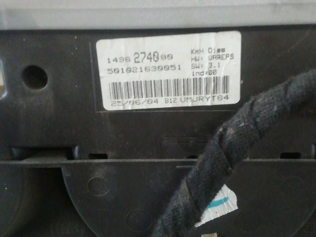 bontott PEUGEOT 807 Kilométeróra