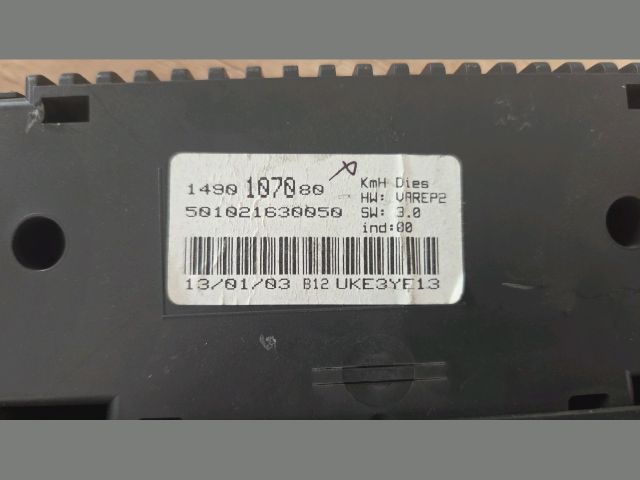 bontott PEUGEOT 807 Kilométeróra