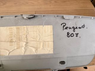 bontott PEUGEOT 807 Kilométeróra