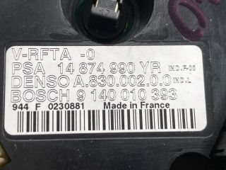 bontott PEUGEOT 807 Fűtéskapcsoló (digit klímás)