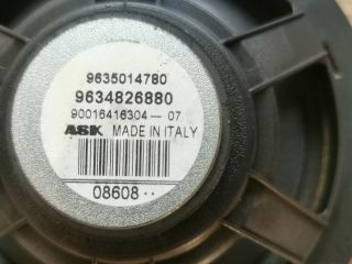 bontott PEUGEOT 807 Jobb első Hangszóró