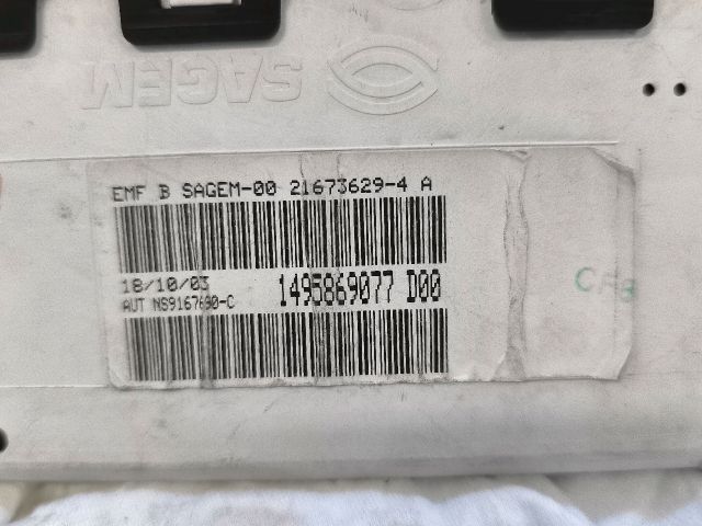 bontott PEUGEOT 807 Multifunkciós Kijelző