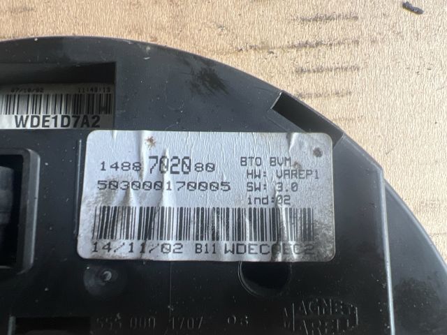 bontott PEUGEOT 807 Multifunkciós Kijelző