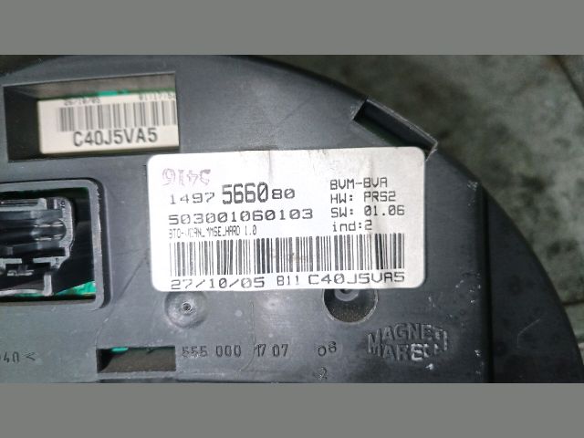 bontott PEUGEOT 807 Multifunkciós Kijelző