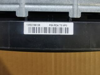 bontott PEUGEOT 807 Rádió / CD