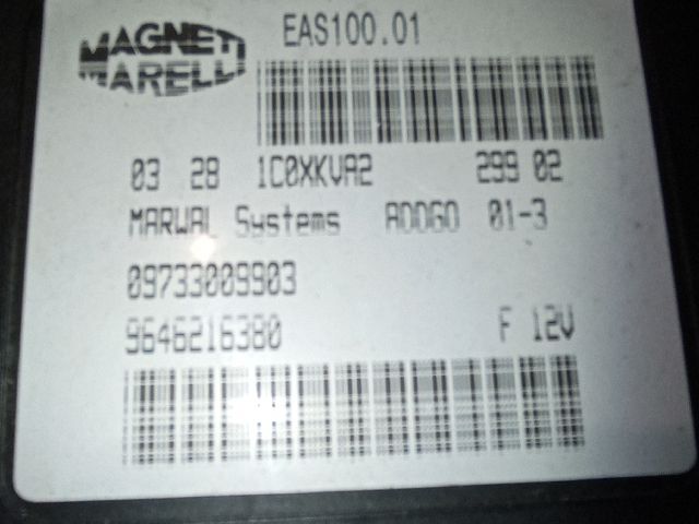 bontott PEUGEOT 807 Üzemanyag Befecskendező Vezérlő