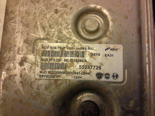 bontott PEUGEOT BIPPER Motorvezérlő