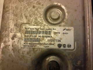 bontott PEUGEOT BIPPER Motorvezérlő