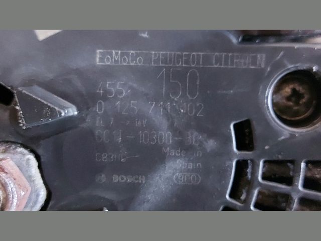 bontott PEUGEOT BOXER Generátor