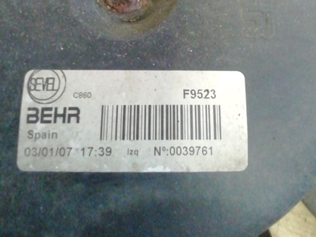 bontott PEUGEOT BOXER Hűtőventilátor