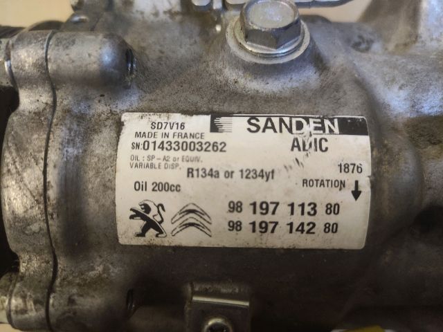 bontott PEUGEOT BOXER Klímakompresszor