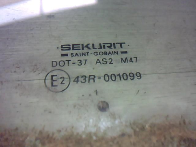 bontott PEUGEOT BOXER Jobb első Ablak