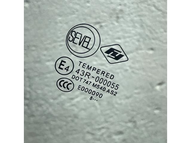 bontott PEUGEOT BOXER Jobb első Ablak