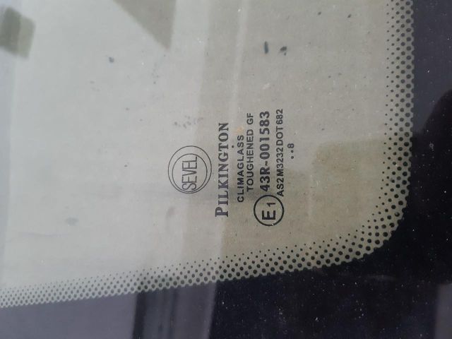 bontott PEUGEOT BOXER Jobb első Fixüveg (Ajtóban)