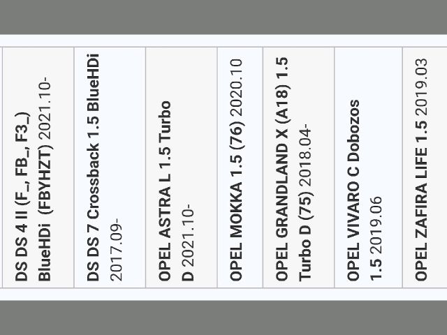 bontott PEUGEOT PARTNER Nagynyomású Üzemanyag Gyűjtőcső