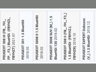 bontott PEUGEOT PARTNER Nagynyomású Üzemanyag Gyűjtőcső