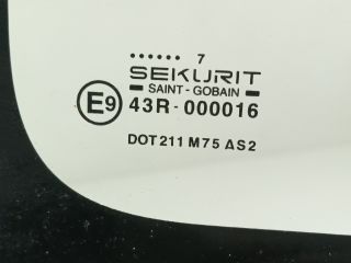 bontott PEUGEOT PARTNER Bal C Oszlop Oldalablak Üveg