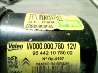 bontott PEUGEOT PARTNER Első Ablaktörlő Szerkezet Motorral