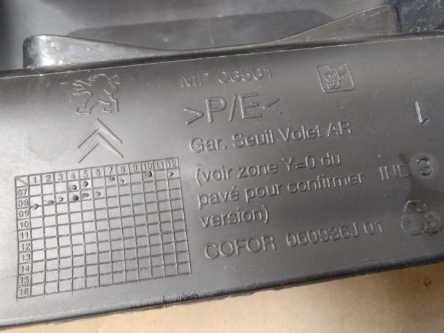 bontott PEUGEOT PARTNER Hátfal Burkolat