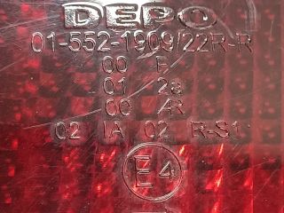 bontott PEUGEOT PARTNER Jobb Hátsó Lámpa