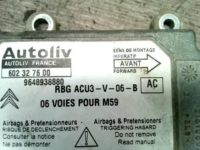 bontott PEUGEOT PARTNER Légzsák Elektronika