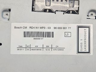 bontott PEUGEOT PARTNER Rádió / CD