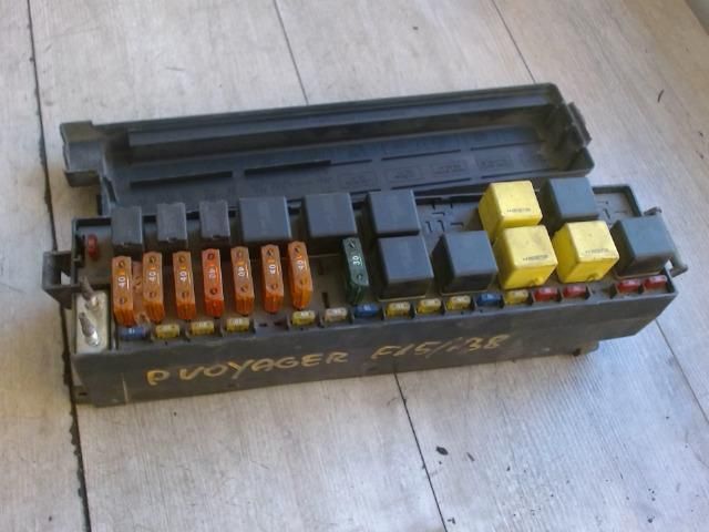 bontott PLYMOUTH VOYAGER Biztosítéktábla Utastér