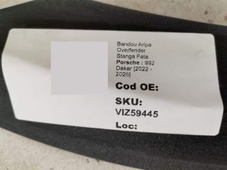 bontott PORSCHE 911 Bal első Sárvédő Díszléc