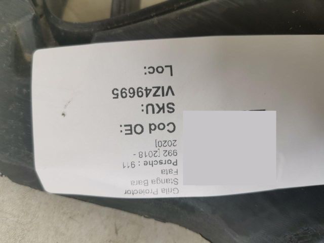 bontott PORSCHE 911 Bal Ködlámpa Rács