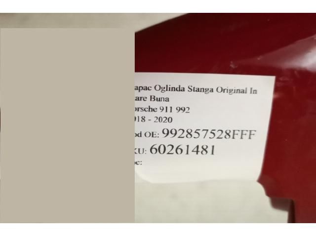 bontott PORSCHE 911 Bal Visszapillantó Tükör Burkolat