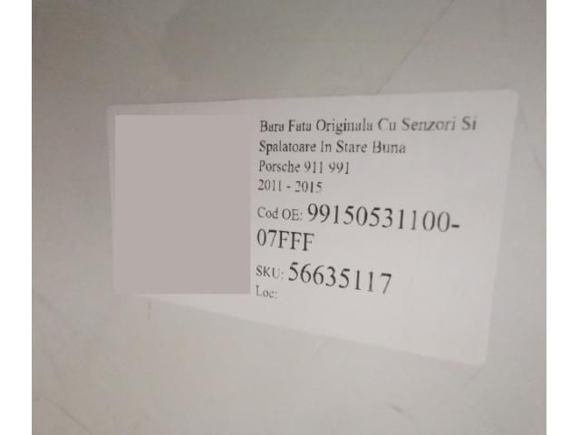bontott PORSCHE 911 Első Lökhárító (Részeivel)