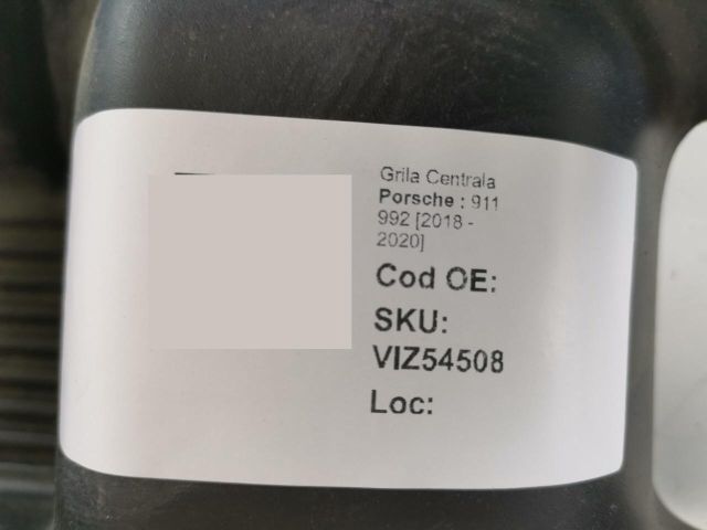 bontott PORSCHE 911 Hűtőrács