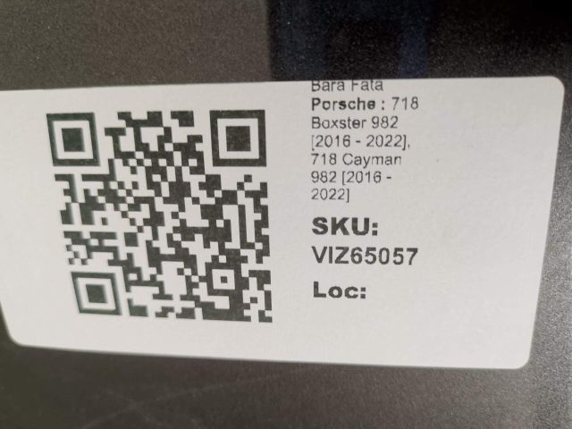 bontott PORSCHE BOXSTER Hátsó Lökhárító (Üresen)