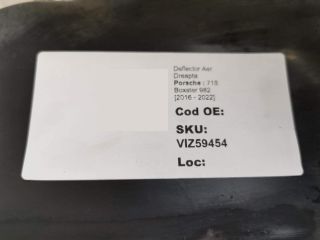 bontott PORSCHE BOXSTER Jobb Hűtő Légterelő