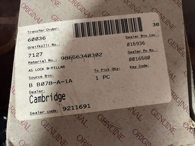 bontott PORSCHE BOXSTER Tető Zárszerkezet